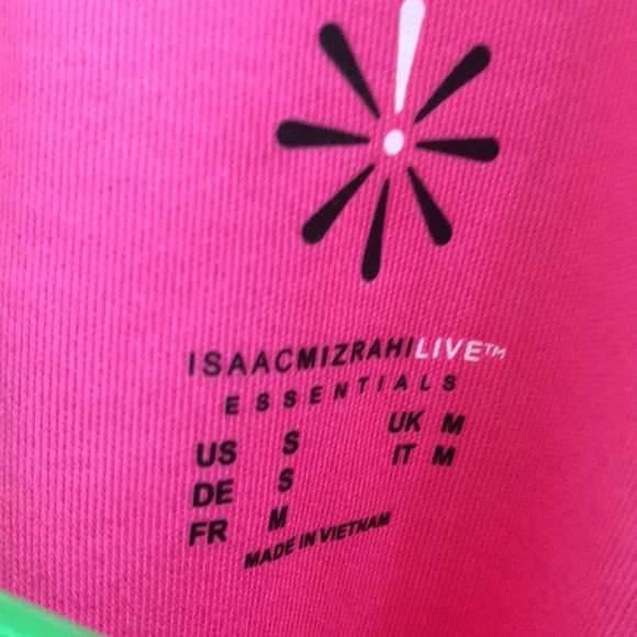 Isaac Mizrahi ladies pink long sleeve tshirt size small - Picture 2 of 2